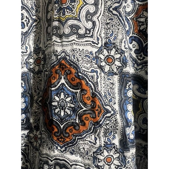 Robert Graham Shirt Men's 2XL Silk Road Psychedelic Geometric Paisley M21 - Picture 3 of 7